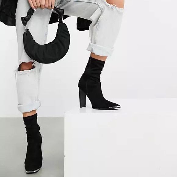ASOS Design Electra Sock Boots - Picture 3 of 4